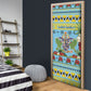 Afro-Saint Lucian Christmas Door Cover This Amazona Parrot Needs A Beach Retreat