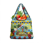 Afro-Saint Lucian Christmas Grocery Bag This Amazona Parrot Needs A Beach Retreat