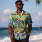 Afro-Saint Lucian Christmas Hawaiian Shirt This Amazona Parrot Needs A Beach Retreat
