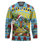 Afro-Saint Lucian Christmas Hockey Jersey This Amazona Parrot Needs A Beach Retreat