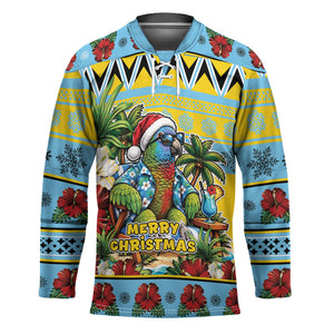 Afro-Saint Lucian Christmas Hockey Jersey This Amazona Parrot Needs A Beach Retreat