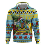 Afro-Saint Lucian Christmas Hoodie This Amazona Parrot Needs A Beach Retreat