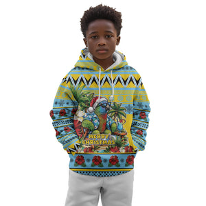 Afro-Saint Lucian Christmas Kid Hoodie This Amazona Parrot Needs A Beach Retreat