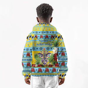 Afro-Saint Lucian Christmas Kid Hoodie This Amazona Parrot Needs A Beach Retreat