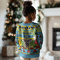 Afro-Saint Lucian Christmas Kid Ugly Christmas Sweater This Amazona Parrot Needs A Beach Retreat