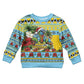 Afro-Saint Lucian Christmas Kid Ugly Christmas Sweater This Amazona Parrot Needs A Beach Retreat