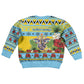 Afro-Saint Lucian Christmas Kid Ugly Christmas Sweater This Amazona Parrot Needs A Beach Retreat