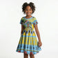 Afro-Saint Lucian Christmas Kid Short Sleeve Dress This Amazona Parrot Needs A Beach Retreat