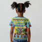 Afro-Saint Lucian Christmas Kid T shirt This Amazona Parrot Needs A Beach Retreat