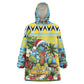 Afro-Saint Lucian Christmas Kid Wearable Blanket Hoodie This Amazona Parrot Needs A Beach Retreat