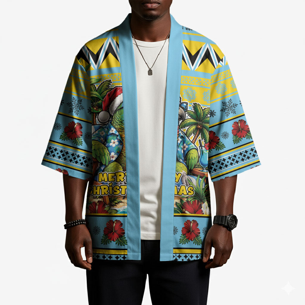 Afro-Saint Lucian Christmas Kimono This Amazona Parrot Needs A Beach Retreat