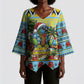 Afro-Saint Lucian Christmas Kimono Sleeve Blouse This Amazona Parrot Needs A Beach Retreat