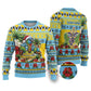 Afro-Saint Lucian Christmas Ugly Christmas Sweater This Amazona Parrot Needs A Beach Retreat