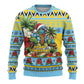 Afro-Saint Lucian Christmas Ugly Christmas Sweater This Amazona Parrot Needs A Beach Retreat
