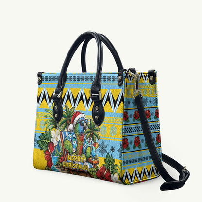 Afro-Saint Lucian Christmas Leather Bag This Amazona Parrot Needs A Beach Retreat