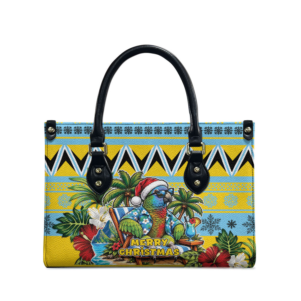 Afro-Saint Lucian Christmas Leather Bag This Amazona Parrot Needs A Beach Retreat
