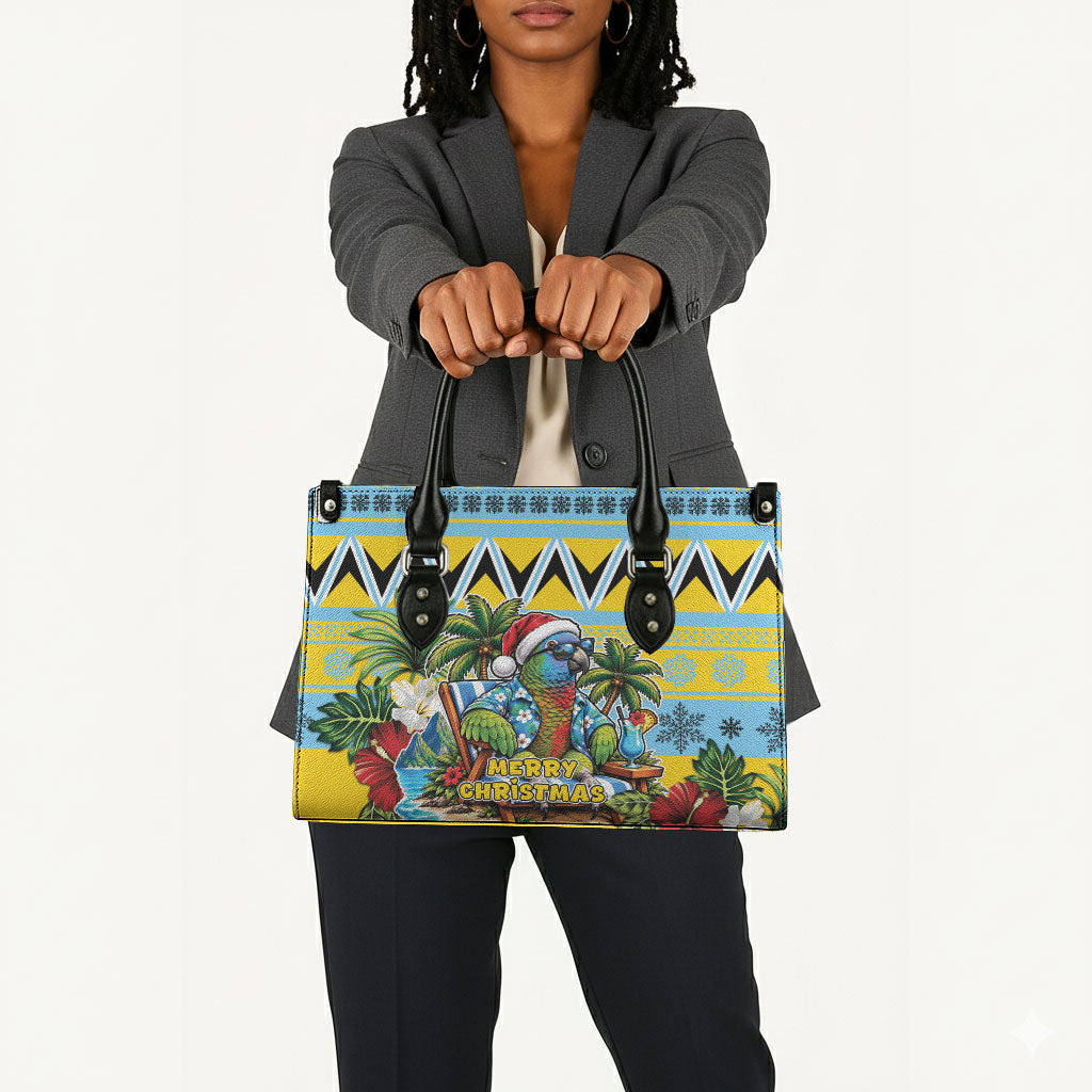 Afro-Saint Lucian Christmas Leather Bag This Amazona Parrot Needs A Beach Retreat