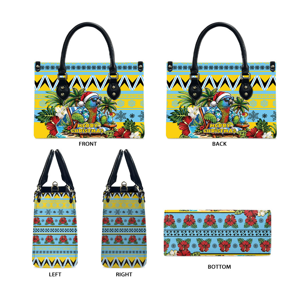 Afro-Saint Lucian Christmas Leather Bag This Amazona Parrot Needs A Beach Retreat