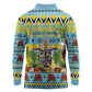 Afro-Saint Lucian Christmas Long Sleeve Polo Shirt This Amazona Parrot Needs A Beach Retreat