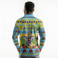 Afro-Saint Lucian Christmas Long Sleeve Polo Shirt This Amazona Parrot Needs A Beach Retreat