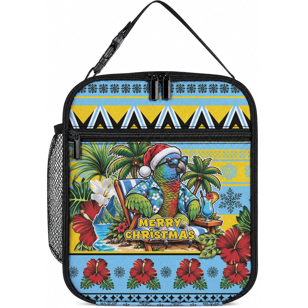 Afro-Saint Lucian Christmas Lunch Bag This Amazona Parrot Needs A Beach Retreat