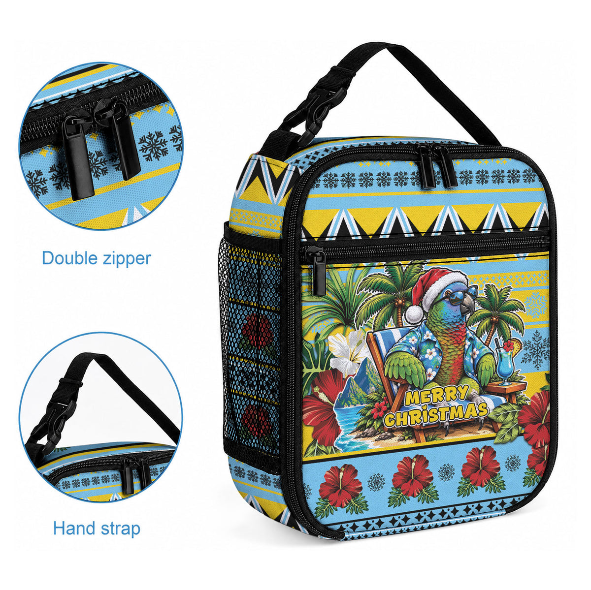 Afro-Saint Lucian Christmas Lunch Bag This Amazona Parrot Needs A Beach Retreat
