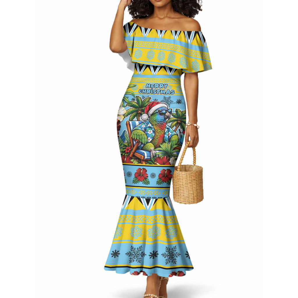 Afro-Saint Lucian Christmas Mermaid Dress This Amazona Parrot Needs A Beach Retreat