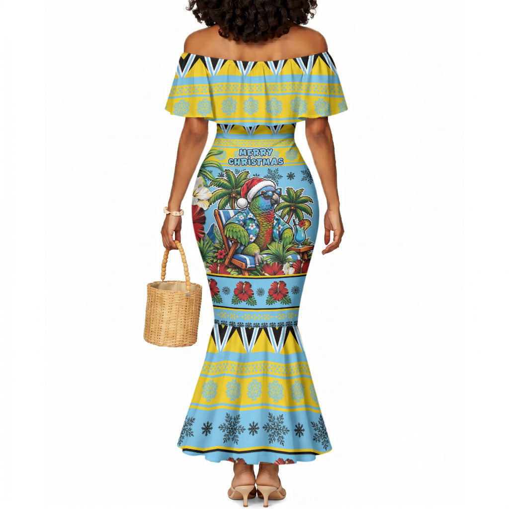 Afro-Saint Lucian Christmas Mermaid Dress This Amazona Parrot Needs A Beach Retreat
