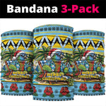 Afro-Saint Lucian Christmas Neck Gaiter This Amazona Parrot Needs A Beach Retreat
