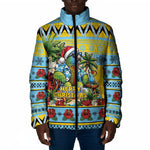 Afro-Saint Lucian Christmas Padded Jacket This Amazona Parrot Needs A Beach Retreat
