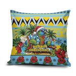 Afro-Saint Lucian Christmas Pillow Cover This Amazona Parrot Needs A Beach Retreat