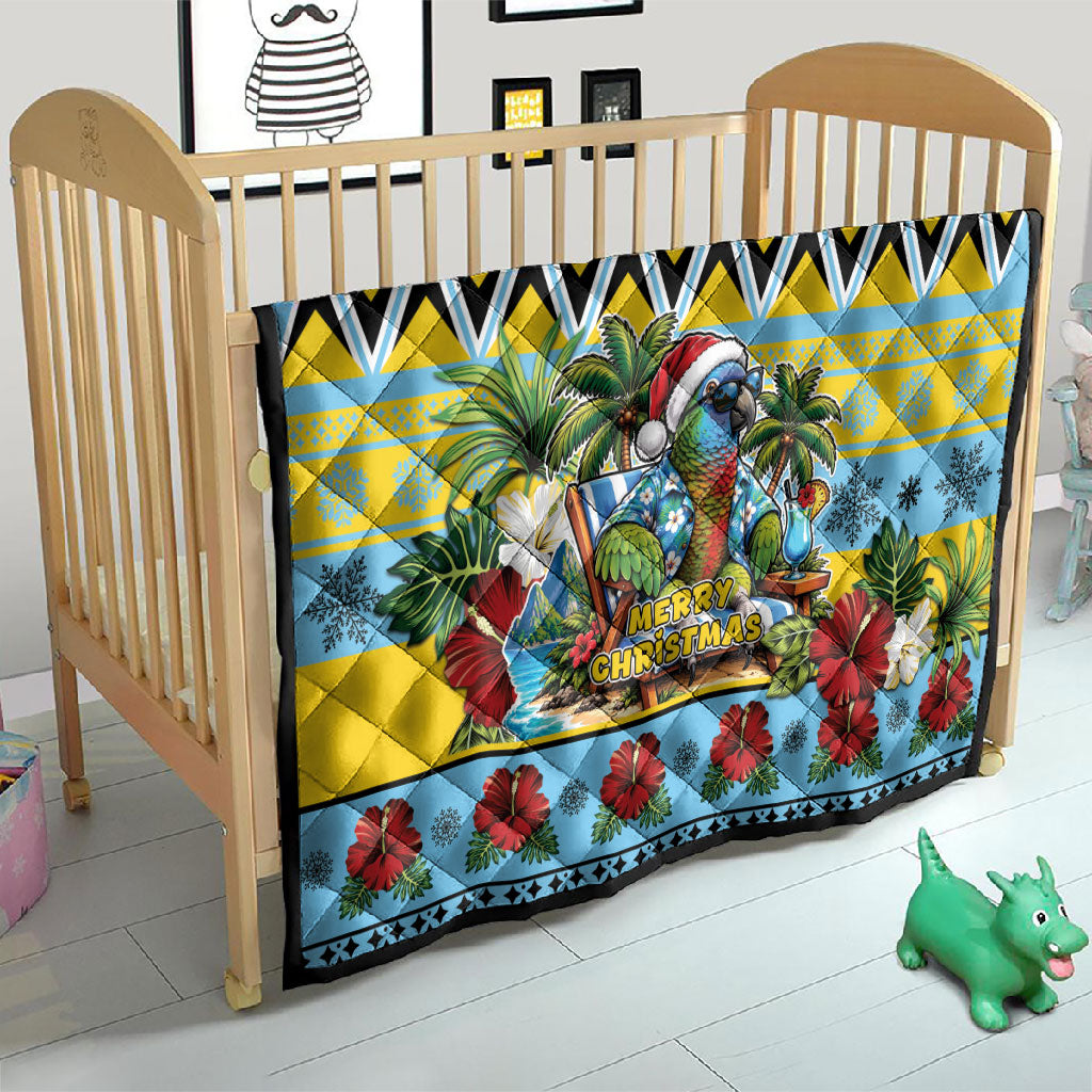 Afro-Saint Lucian Christmas Quilt This Amazona Parrot Needs A Beach Retreat