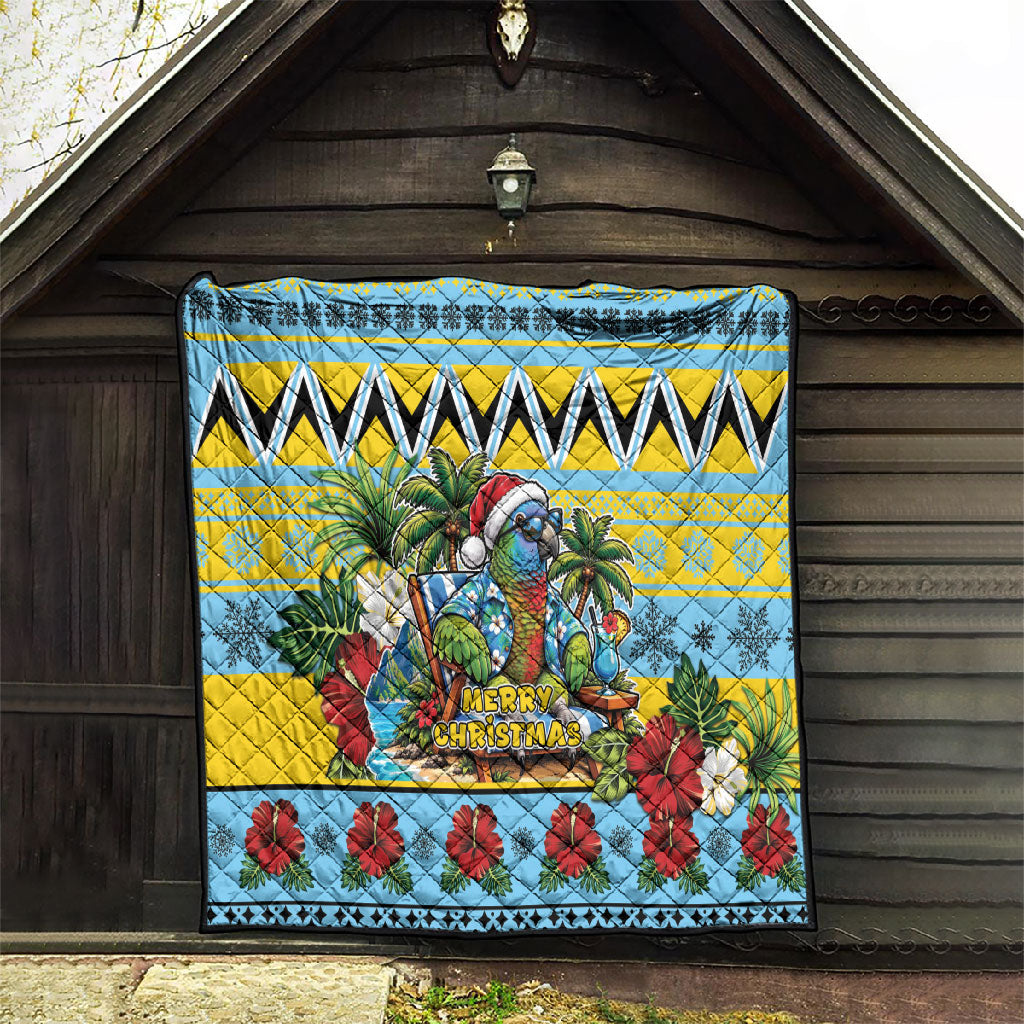Afro-Saint Lucian Christmas Quilt This Amazona Parrot Needs A Beach Retreat