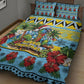 Afro-Saint Lucian Christmas Quilt Bed Set This Amazona Parrot Needs A Beach Retreat