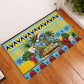 Afro-Saint Lucian Christmas Rubber Doormat This Amazona Parrot Needs A Beach Retreat