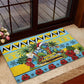 Afro-Saint Lucian Christmas Rubber Doormat This Amazona Parrot Needs A Beach Retreat
