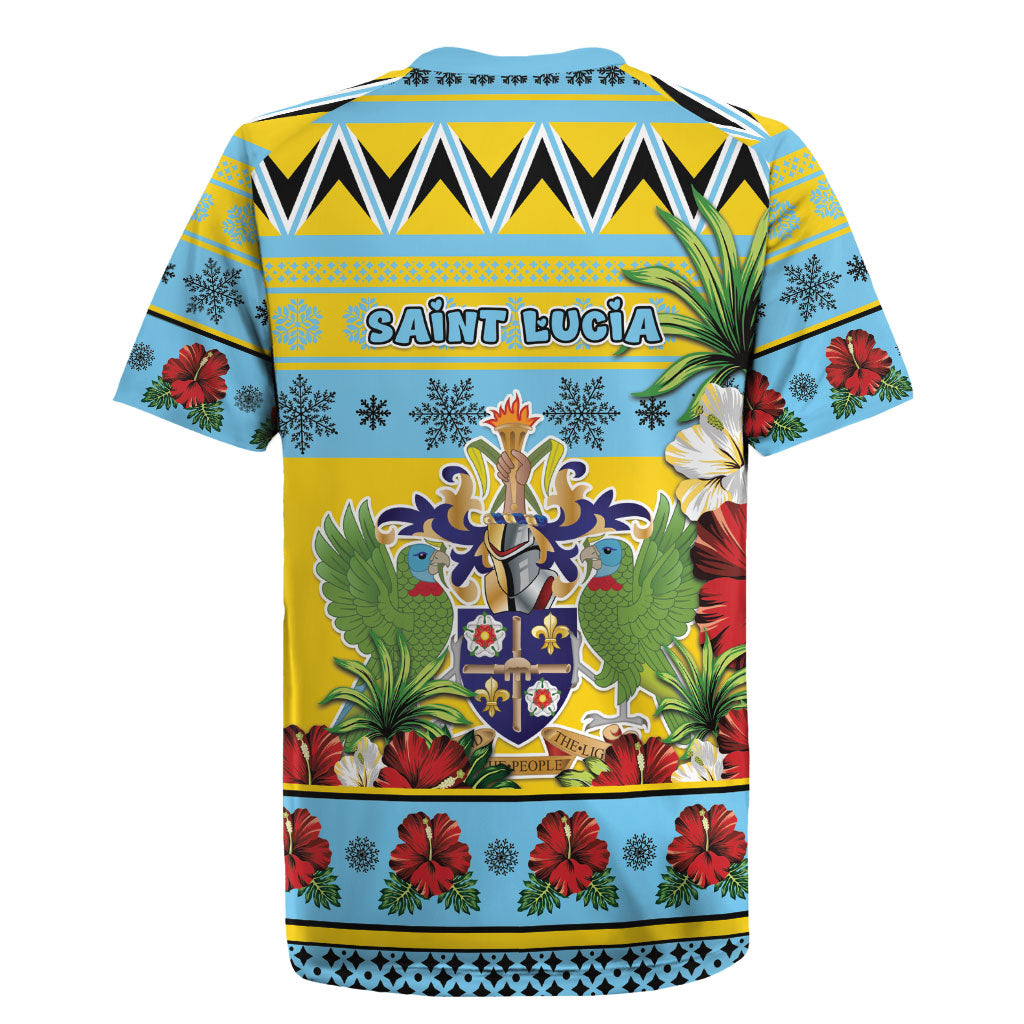 Afro-Saint Lucian Christmas Rugby Jersey This Amazona Parrot Needs A Beach Retreat