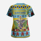 Afro-Saint Lucian Christmas Scrub Top This Amazona Parrot Needs A Beach Retreat