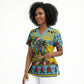 Afro-Saint Lucian Christmas Scrub Top This Amazona Parrot Needs A Beach Retreat