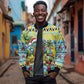 Afro-Saint Lucian Christmas Sleeve Zip Bomber Jacket This Amazona Parrot Needs A Beach Retreat