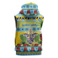 Afro-Saint Lucian Christmas Sleeveless Zip Hoodie This Amazona Parrot Needs A Beach Retreat