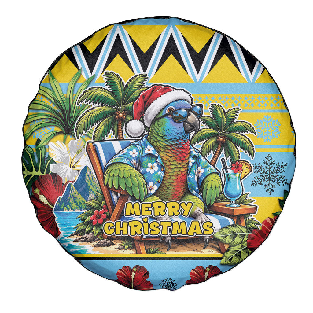 Afro-Saint Lucian Christmas Spare Tire Cover This Amazona Parrot Needs A Beach Retreat