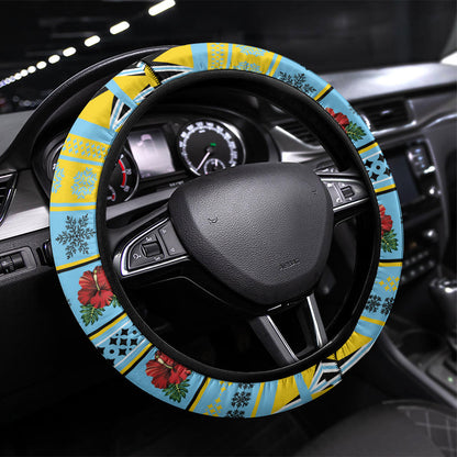 Afro-Saint Lucian Christmas Steering Wheel Cover This Amazona Parrot Needs A Beach Retreat