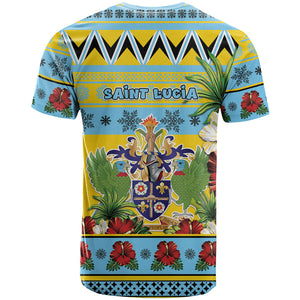 Afro-Saint Lucian Christmas T shirt This Amazona Parrot Needs A Beach Retreat