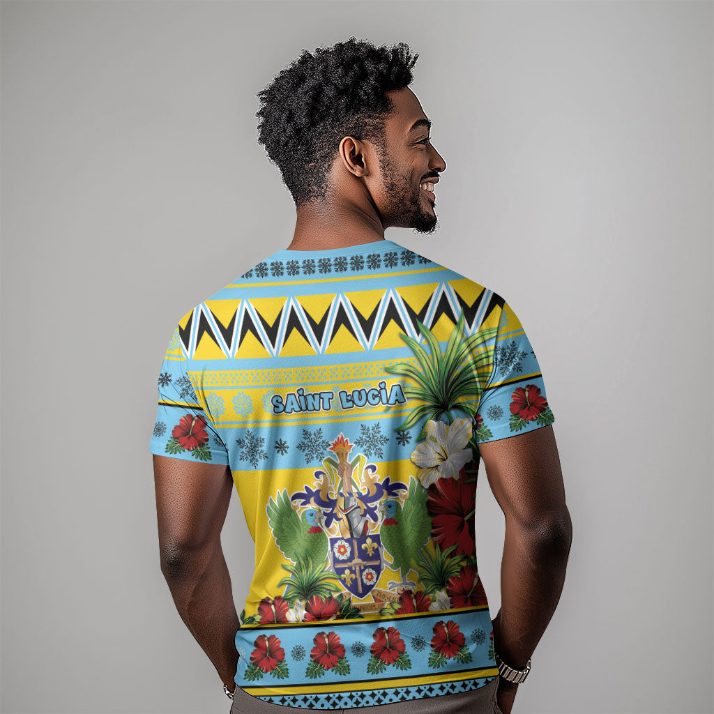 Afro-Saint Lucian Christmas T shirt This Amazona Parrot Needs A Beach Retreat