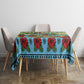 Afro-Saint Lucian Christmas Tablecloth This Amazona Parrot Needs A Beach Retreat