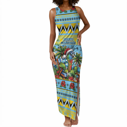 Afro-Saint Lucian Christmas Tank Maxi Dress This Amazona Parrot Needs A Beach Retreat