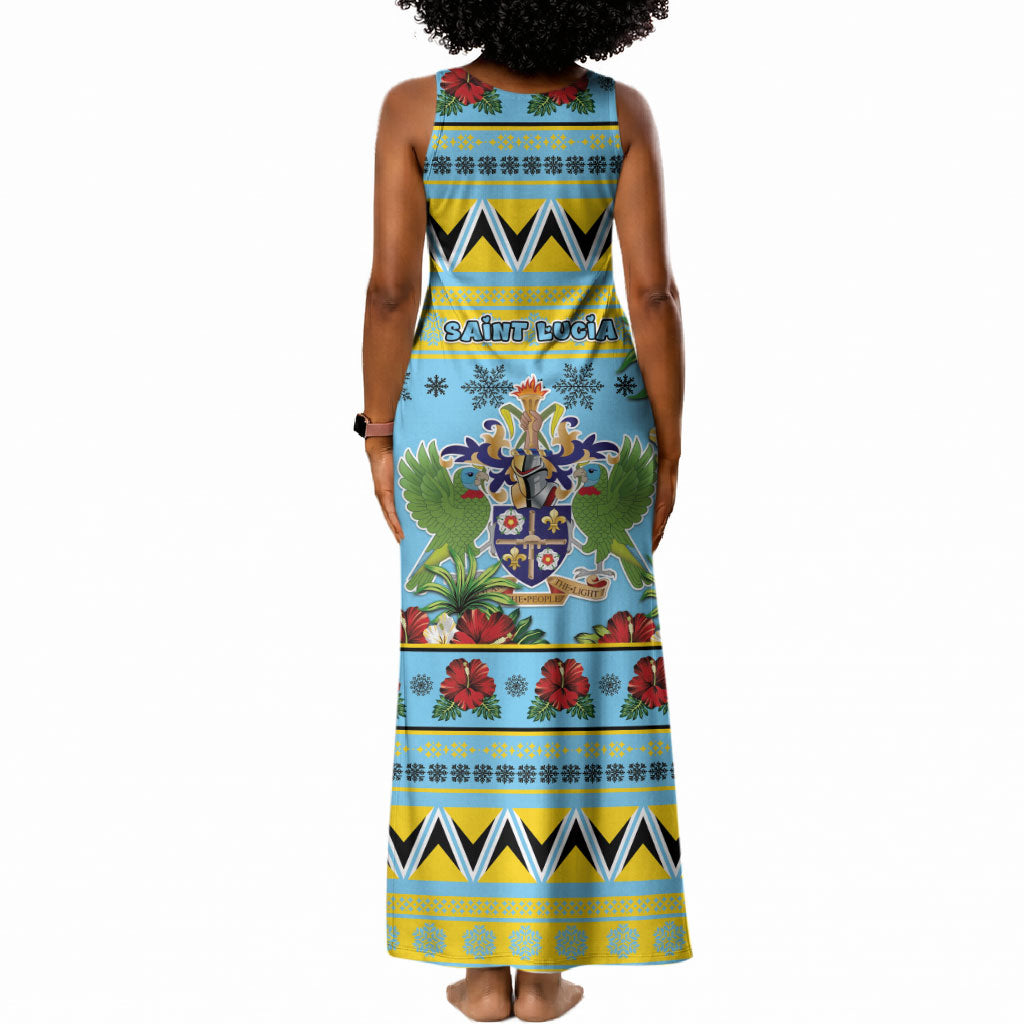 Afro-Saint Lucian Christmas Tank Maxi Dress This Amazona Parrot Needs A Beach Retreat