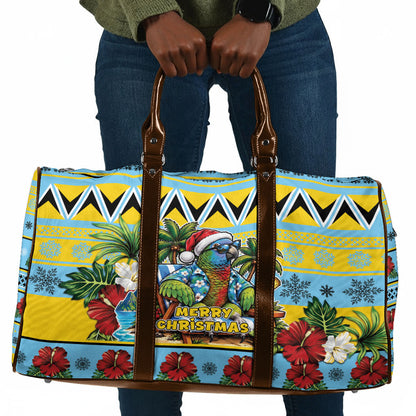 Afro-Saint Lucian Christmas Travel Bag This Amazona Parrot Needs A Beach Retreat