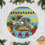 Afro-Saint Lucian Christmas Tree Skirt This Amazona Parrot Needs A Beach Retreat